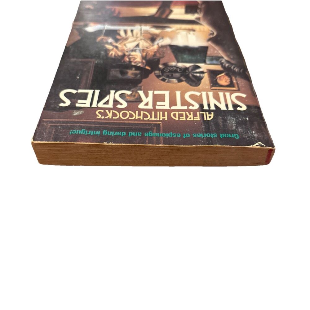 Alfred Hitchcock's Sinister Spies Short Stories 1st PB Edition Random House 1982 - Picture 4 of 8